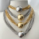 Chunky ball chain necklace