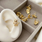Pave bear ear cuff ( pairs )