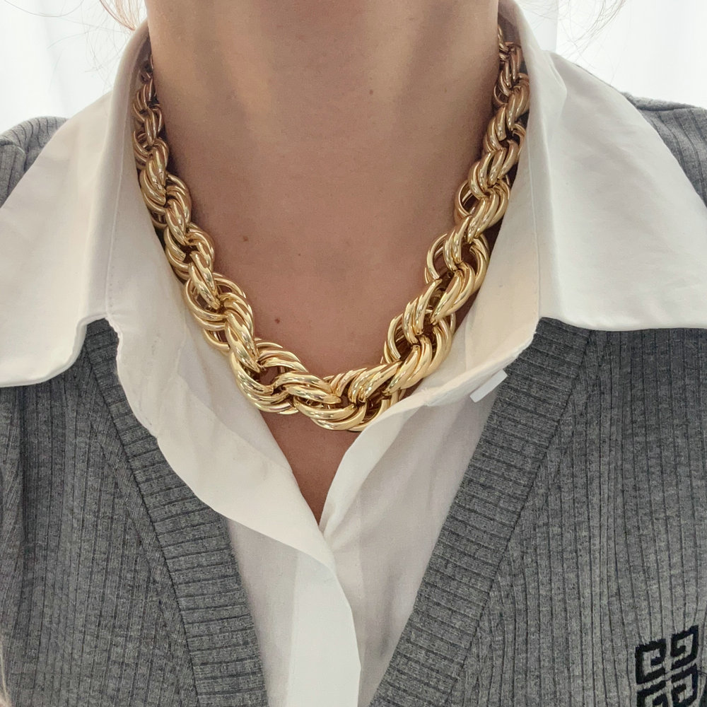Chunky twist necklace