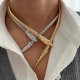 Chunky snake necklace