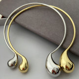 Teardrop chunky necklace
