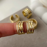 Zircon ear cuff ( pairs )