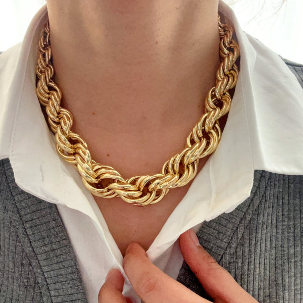 Chunky twist necklace