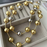 14mm ball chunky necklace