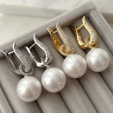 Pearl earrings