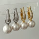 Pearl earrings