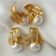 Pearl fashion earrings