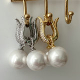 Pearl earrings