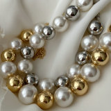 Big ball chunky necklace