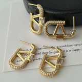 Pave brand earrings