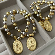 ball bracelet with charm