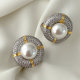 Chunky pearl ring