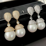 Pearl drop earrings