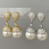 Pearl drop earrings