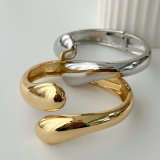 Metal chunky bangle