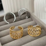 Pave zircon fashion ring