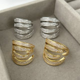 Chunky zircon ring