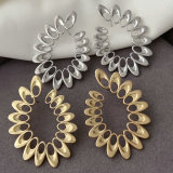 Metal s shape earrings