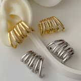 Chunky zircon earrings