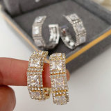 Pave chunky hoop