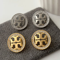 Pave tb earrrings