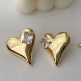 Chunky heart earrings