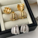 Pave fashion zircon hoop