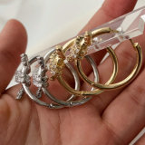 Pave knot hoop