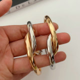 Metal twist bangle