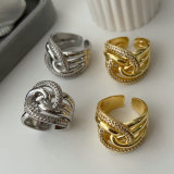 Chunky knot ring