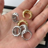 Simple pave star hoop