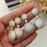 Plain ball earrings
