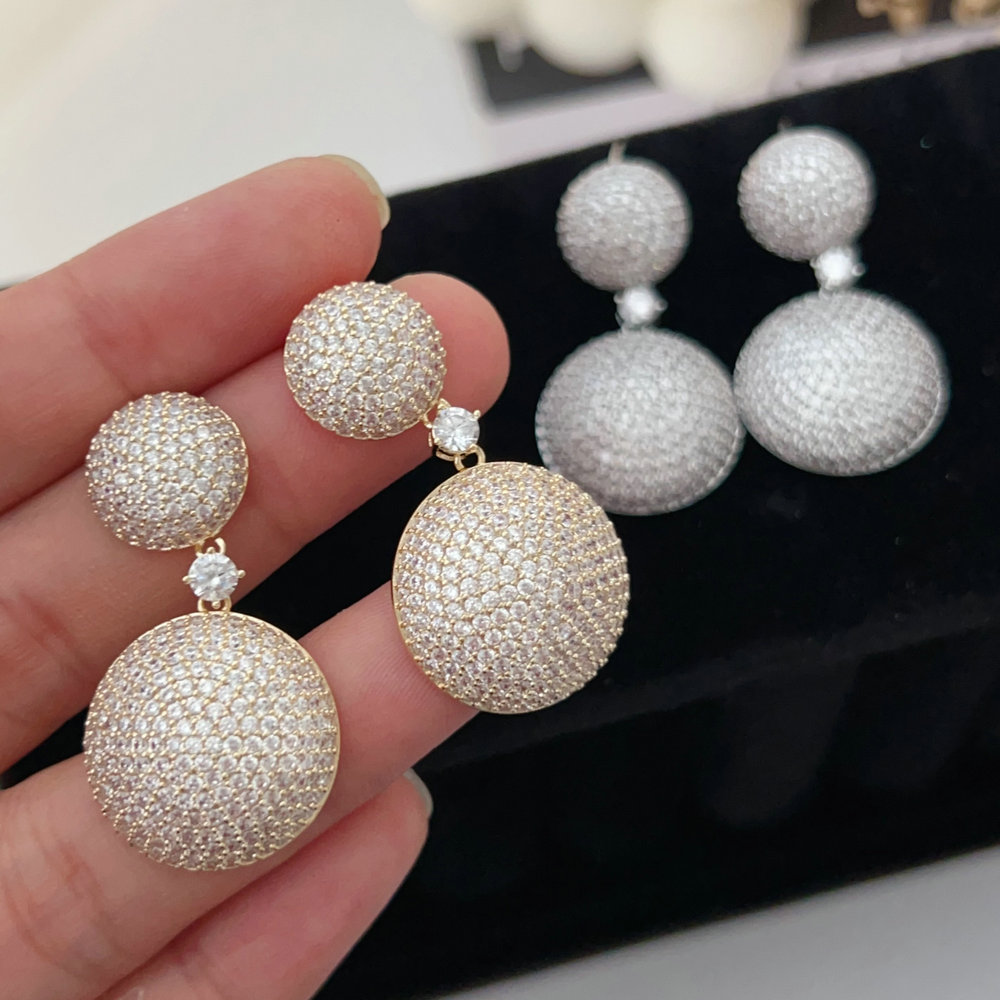 Plain ball earrings
