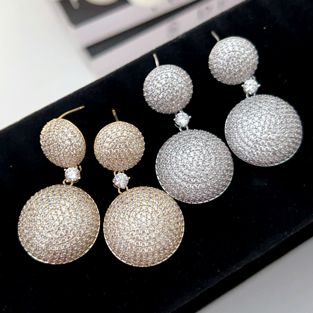 Plain ball earrings