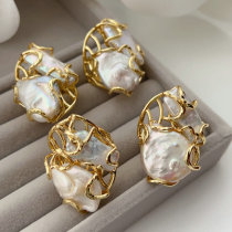 Fresh water pearl ring