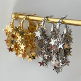Max star charm earrings