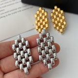 Chunky chain metal earrings