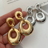 Chunky chain metal earrings