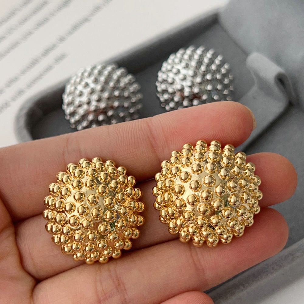 Chunky ball earrings