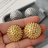 Chunky ball earrings