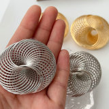 Chunky metal earrings