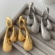 Chunky metal earrings