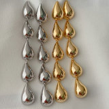 Long water drop earrings