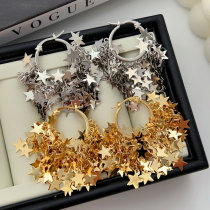 Max star charm earrings