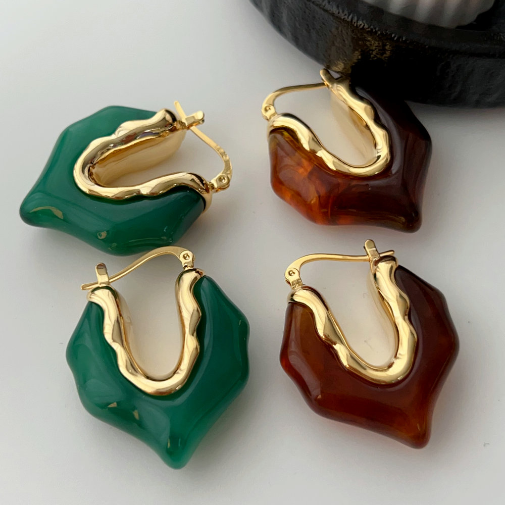 Acrylic earrings