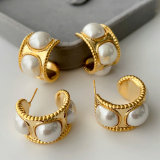 Pearl earrings
