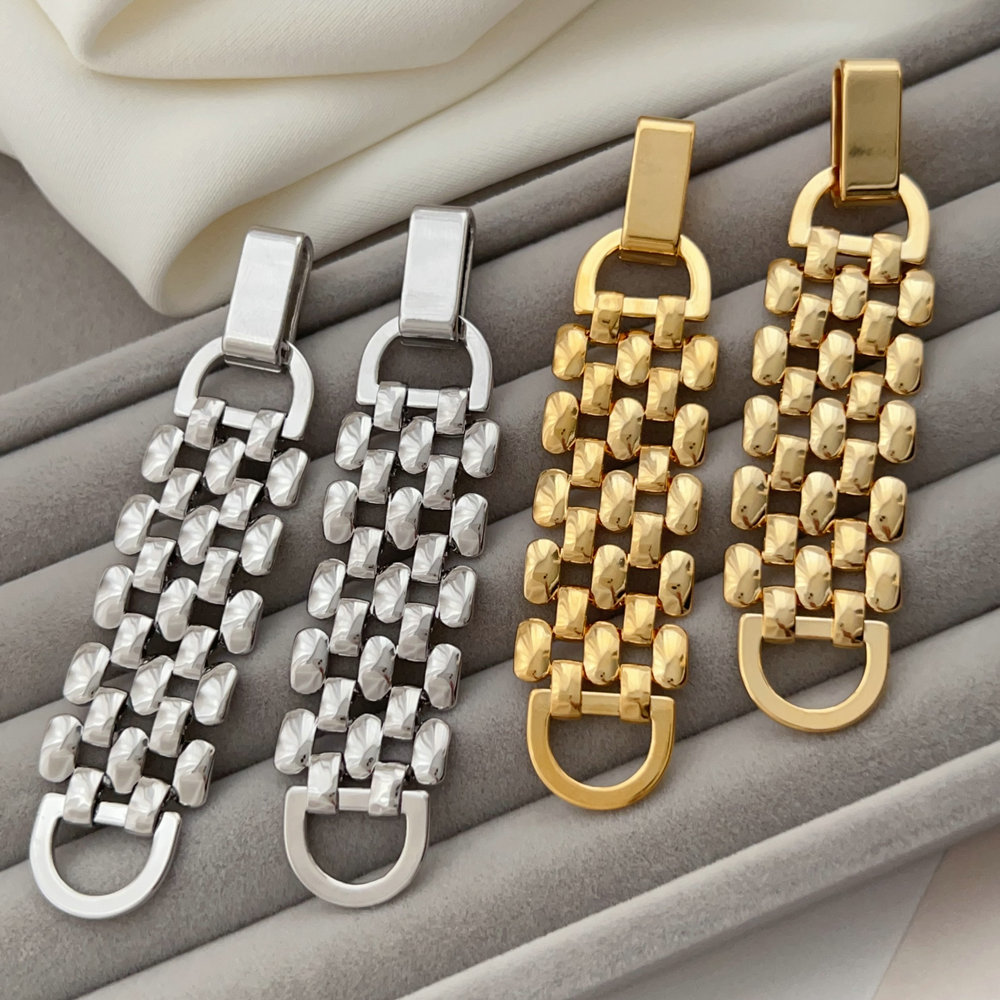 Chunky chain earrings