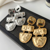 Chunky metal earrings