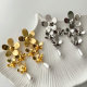 Chunky flower earrings