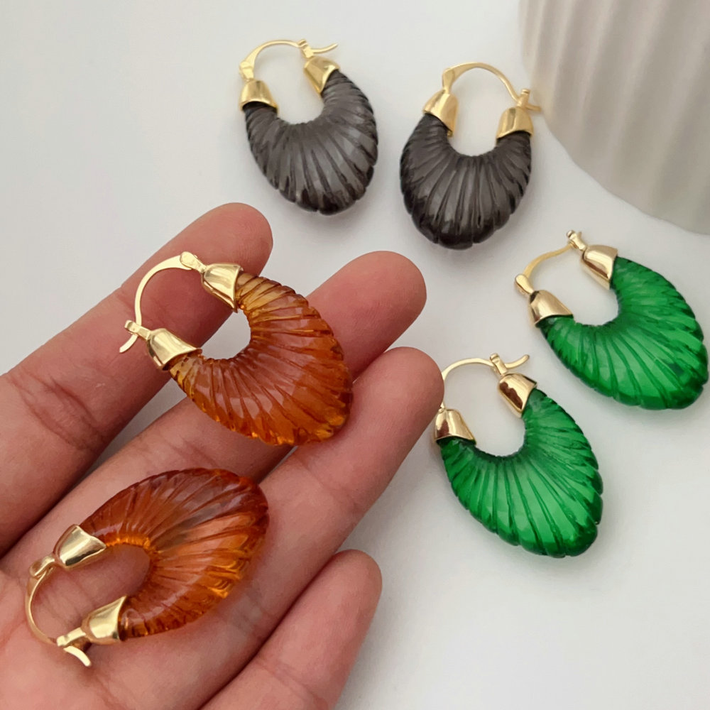 Resin earrings